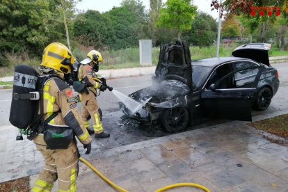 Imagen de archivo de una actuación del cuerpo de Bomberos de la GEneralitat.