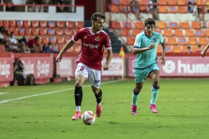 Cirkovic durant el partit de pretemporada davant l'Atlético Levante, l'únic que ha pogut jugar.