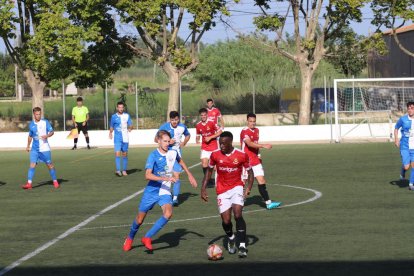 Jannick Buyla, durante La Cava-Nàstic (0-5).