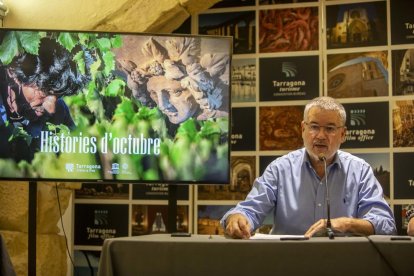 L'alcalde Ricomà en la presentació de l'acte.