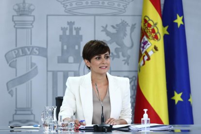 La portaveu del govern espanyol i ministra de Política Territorial, Isabel Rodrígue