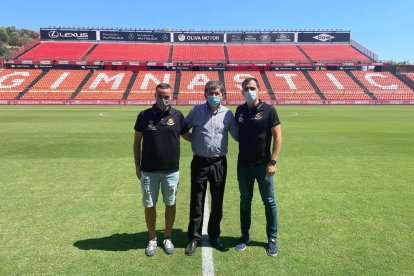 Pau Poblet, Josep Maria Andreu y Adrián Rosales.