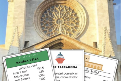 Algunes cartes del joc de taula TarracoCity, dedicat a la ciutat de Tarragona.