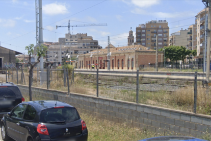 Imagen de las vías de ten a su paso por el Vendrell.