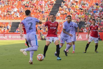 Francesc Fullana, durant el Nàstic-Barça B.