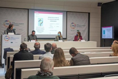 La jornada, ahir al matí, a la sala d'actes del Seminari.