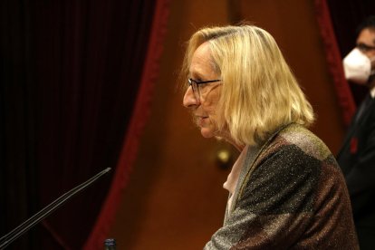 La diputada por el PSC, Assumpta Escarp.