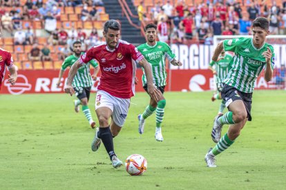 Pedro Del Campo, durant el Nàstic-Betis Deportivo.