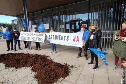 Imatge de les protestes d'aquest dissabte