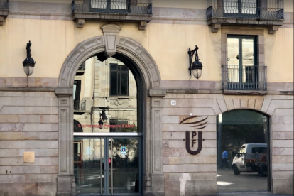 Fachada de la Universidad Pompeu Fabra.