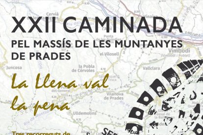 La caminada pel Massís de les Muntanyes de Prades arriba a la XXII edició