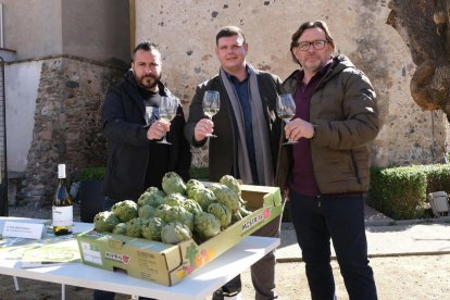 Fotografia de la presentació de les jornades de la carxofa.