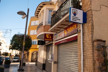 El estanco de la Espluga de Francolí donde se compró el décimo.