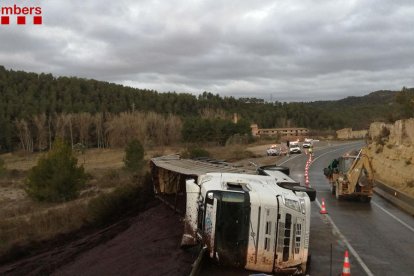 Imatge del vehicle accidentat.