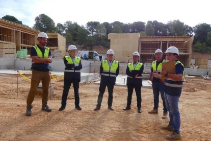 El alcalde Granados ha visitado las obras esta mañana.