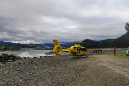 Playa de Los Foxos, en Asturias, donde han sucedido los hechos.