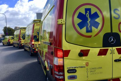 Una ambulància de les illes Balears.