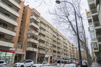 La avenida de Pere el Cerimoniós, una de las zonas afectadas por los cortes de electricidad.