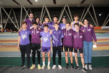 L'equip del CA Tarragona després del Campionat de Catalunya Sub16.