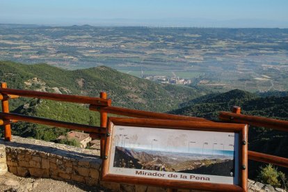 Imatge d'arxiu de la zona del Mirador de la Pena al terme de Vimbodí- Poblet.