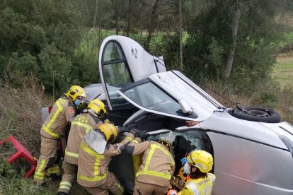 Imagen del vehículo accidentado.