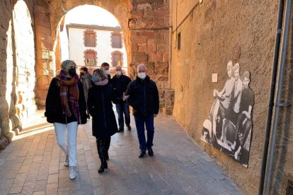 La Comitiva entrant a la Plaça Major de la Vila de Prades