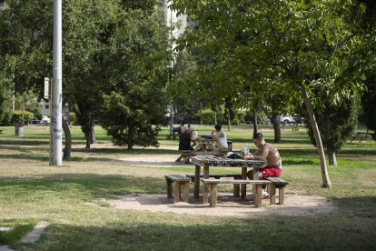 El espacio de picnic es una de las zonas más concurridas del Parque del Francolí.