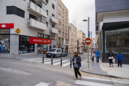 Imatge del tram alt del carrer López Pelàez de Tarragona.