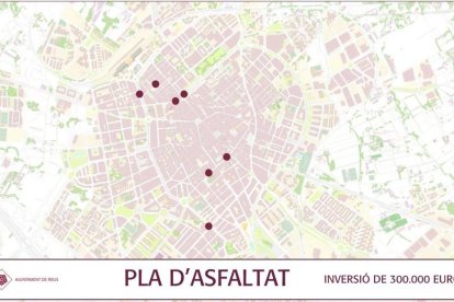 PLànol del pla d'asfatat.