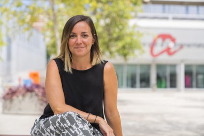 Laura Ortega, aquest dimarts, al Campus Catalunya de la URV.