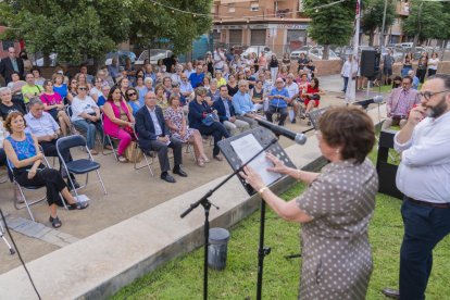 Los jardines de la Biblioteca Xavier Amorós fueron el escenario del acto.