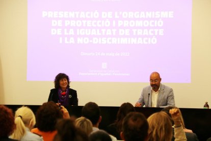 Imatge de la jornada de presentació de l'organisme de protecció i promició de la Igualtat de Tracte i la No-Discriminació.