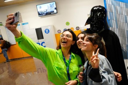 Darth Vader ha sido uno de los reclamos de unas jornadas científicas en la UPC.