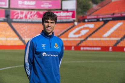 Javier Ribelles és un dels jugadors més importants al mig del camp del Nàstic de Raúl Agné i enguany només s'ha perdut el partit contra el Real Madrid Castilla.