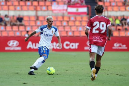 Imatge del primer partit de pretemporada pel Nàstic contra el Saragossa.