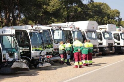 S'ha incorporat un equip de recollida de tarda dels contenidors soterrats.