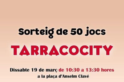 Imatge del cartell promocional de Tarracocity.