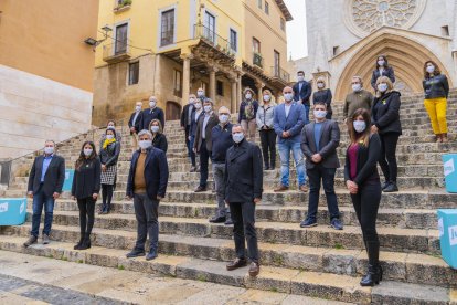 Integrants de la candidatura de les últimes eleccions al Parlament, en una imatge d'arxiu.