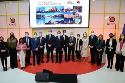 Una imatge dels assistents a l'assemblea general del Grup de Ciutats Patrimoni de la Humanitat.