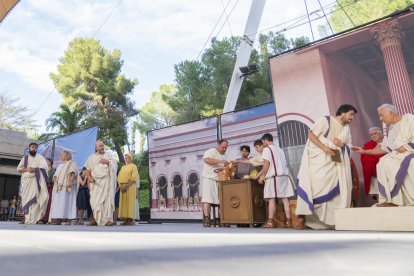 Acte de cloenda del Festival Tarraco Viva a l'auditori del Camp de Mart de Tarragona.