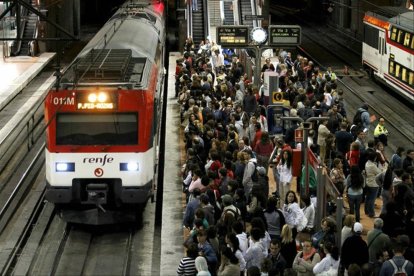 Les infraestructures ferroviàries representen bona part de la inversió a Madrid.