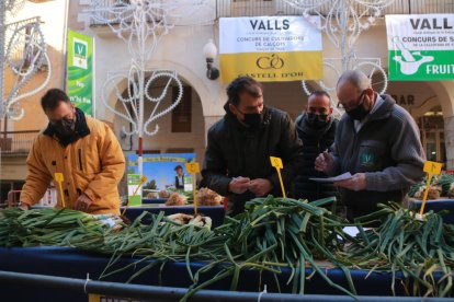 El jurado del concurso de cultivadores.