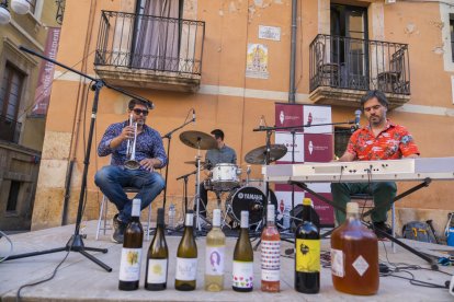 Raül Cid Trio va ser el grup encarregat de posar música al tast de vins de la DO Tarragona.