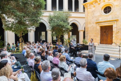 La veu de l'artista va destacar en l'emblemàtic escenari tarragoní.