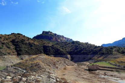 Imagen reciente del pantano de Siurana.