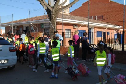 Imatge d'arxiu del pedibús organitzat al municipi andalús de La Puebla de Cazalla l'any 2015.