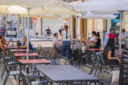 El Ayuntamiento permitió a la restauración añadir una terraza o ampliar la ya existente para paliar los efectos de la covid-19.