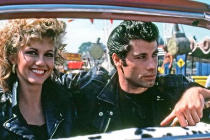 Olivia Newton-John i John Travolta protagonitzant a Sandy Olsson i Danny Zuco a 'Grease'.