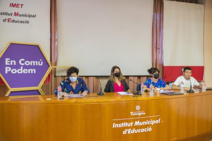 Imatge d'arxiu d'una assemblea d'En Comú Podem del passat mes d'octubre.