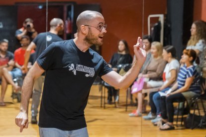 Assaig del Tarragona Rock Choir aquest dimecres a la Cooperativa Obrera.